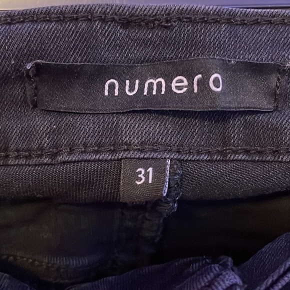 Numero Women’s Tuxedo Strip Skinny Jeans Size 31 - Picture 4 of 8